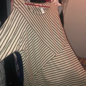 Chico’s striped long sleeve tee